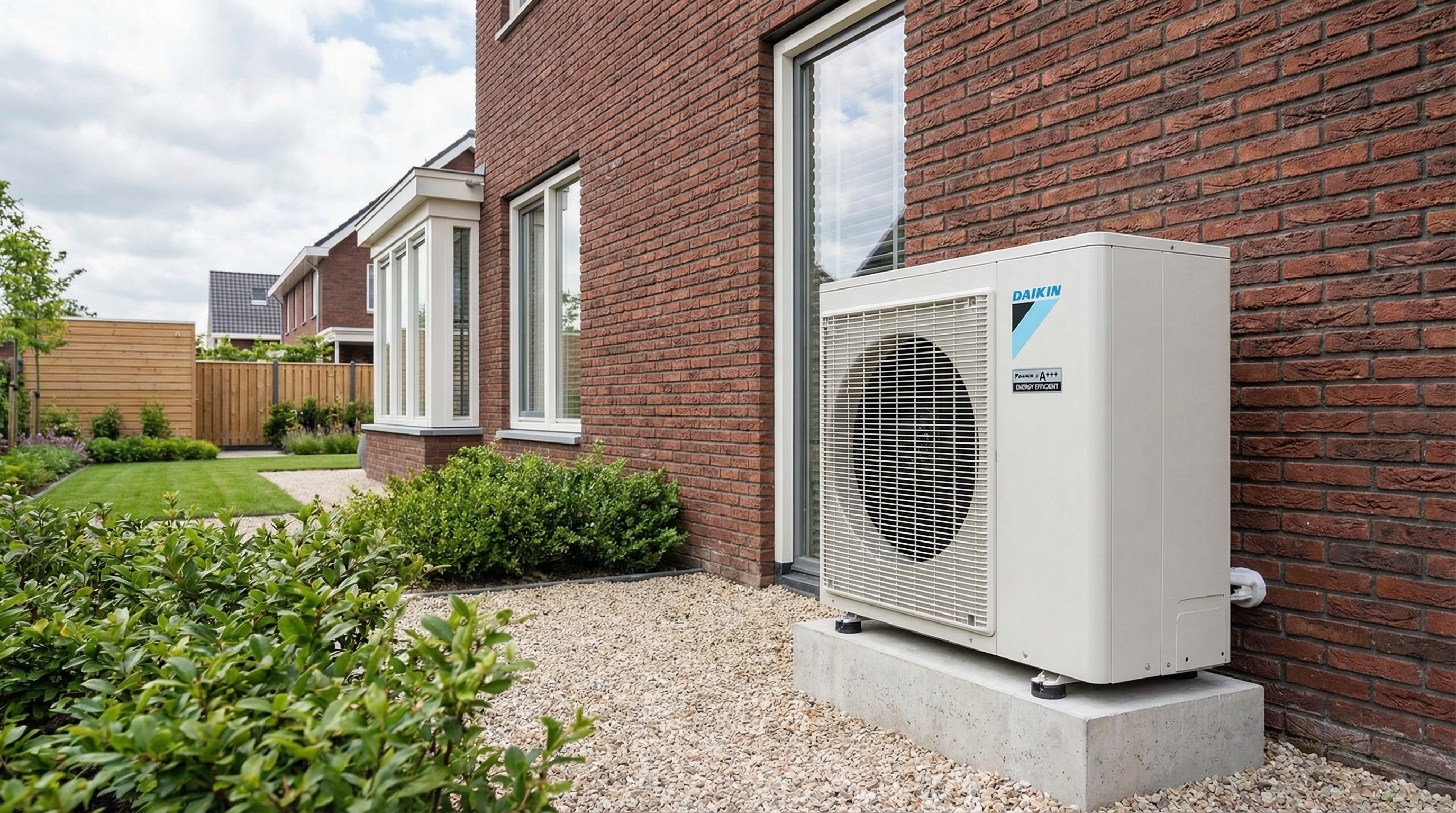 Hybride warmtepomp bij woning